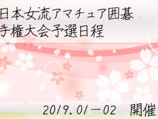 2019全日本女流アマチュア囲碁選手権大会